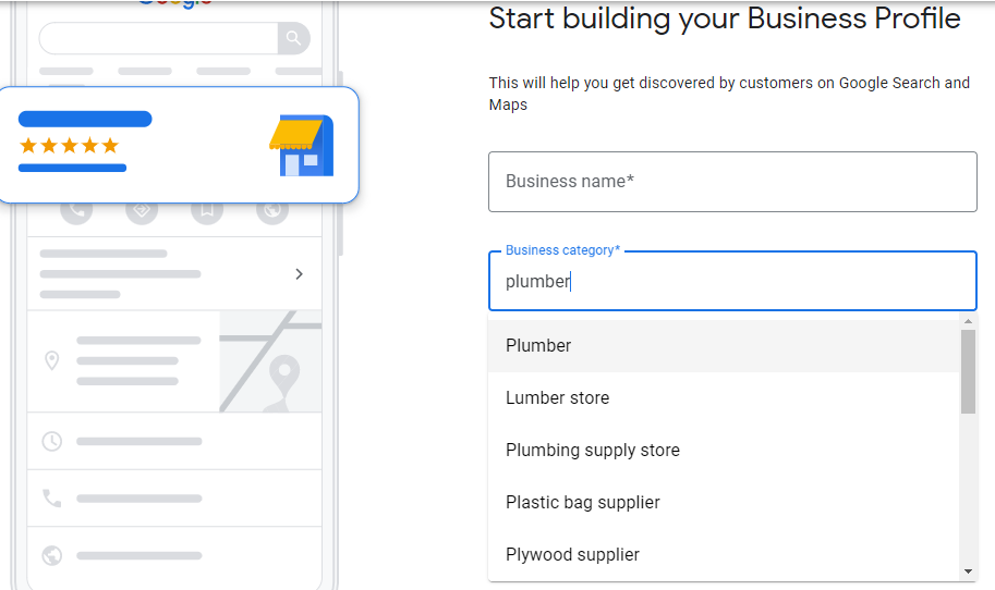 google business signup process